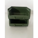 MP 2001 zöld, műanyag tárolódoboz