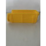 MP 2002L sárga műanyag tárolódoboz