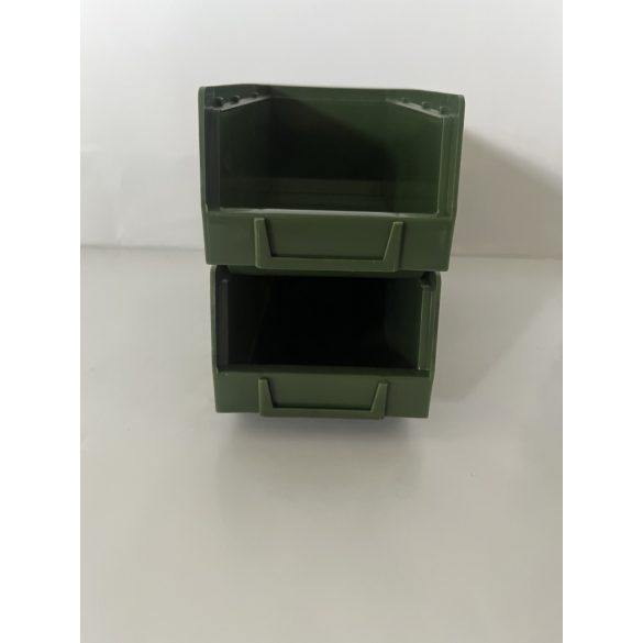 MP2002L zöld műanyag tárolódoboz