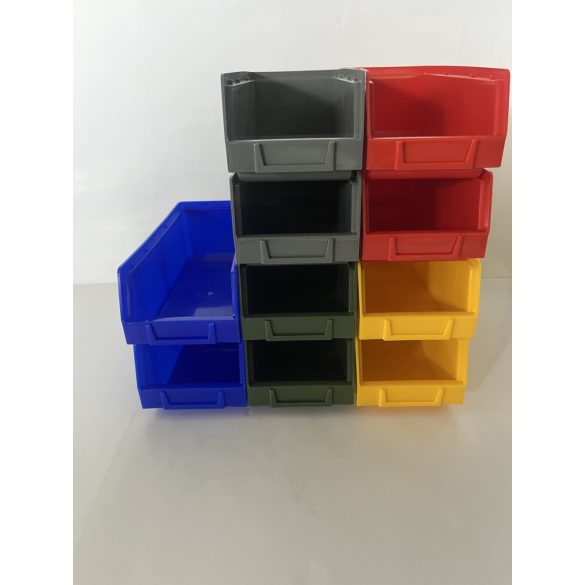 MP2002L zöld műanyag tárolódoboz