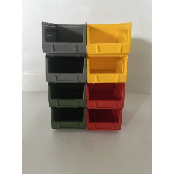 MP 2002 sárga, műanyag tárolódoboz