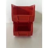 MP 2003 piros műanyag tárolódoboz