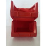 MP 2004 piros műanyag tárolódoboz