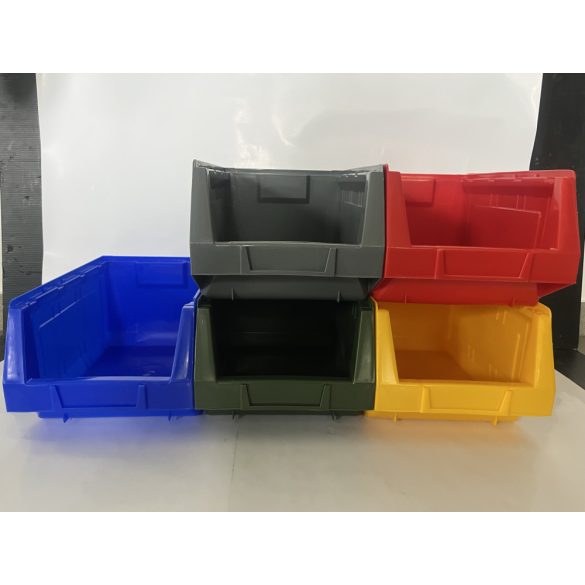 MP 2004 sárga műanyag tárolódoboz