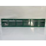 Madia2 zöld billenő doboz sor 6 fiók