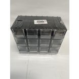 Fiókos mini T/A1, moduláris rendező 12 átlátszó fiók