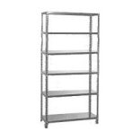 Salgó alap polcállvány   ~2 m magas - 80 cm széles - 50 cm mély (horganyzott)