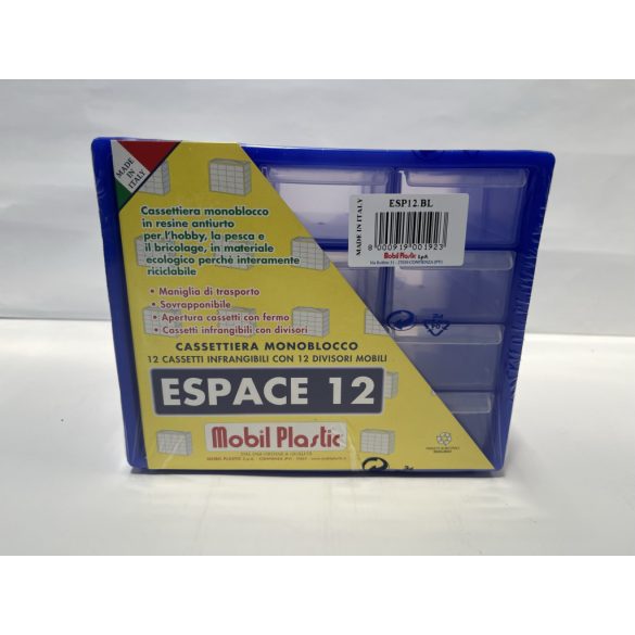 Espace 12 hordozható rendező, 12 fiók 