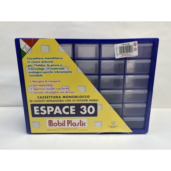 Espace 30 hordozható rendező, 30 fiók